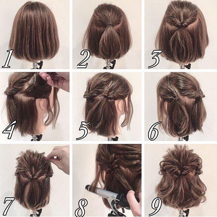 Самая объемная мальвинка - Прически на Новый год 2021 на короткие волосы