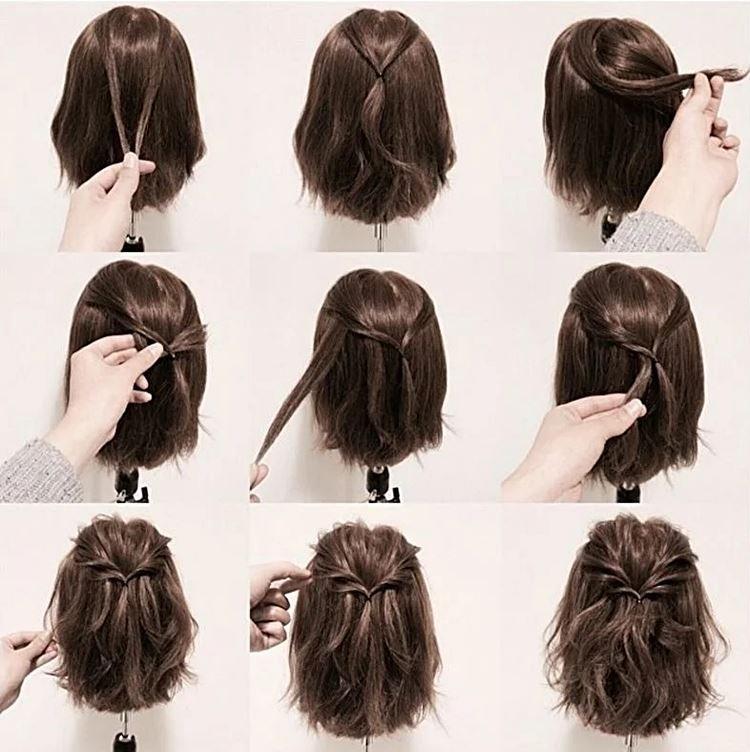 Мальвинка-водопад - Прически на Новый год 2021 на короткие волосы