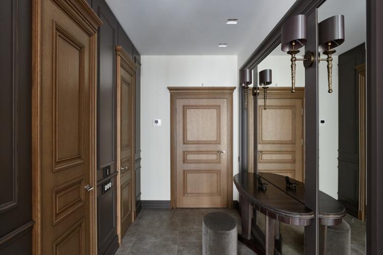 Дизайн прихожей в классическом стиле - фото реальных интерьеров