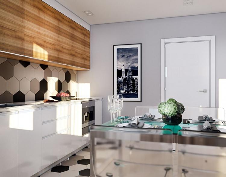 Проект квартиры в г. Чебоксары, 40 кв.м.