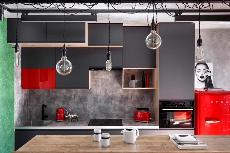 Проект квартиры For One, 48 м2 - дизайн интерьера