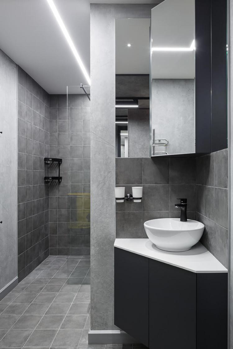 Проект квартиры For One, 48 м2 - дизайн интерьера