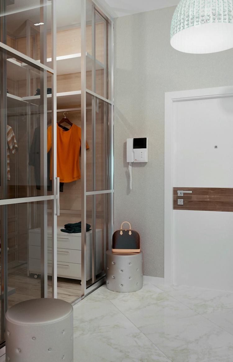 Проект квартиры 45 кв.м. в ЖК «Путилково»