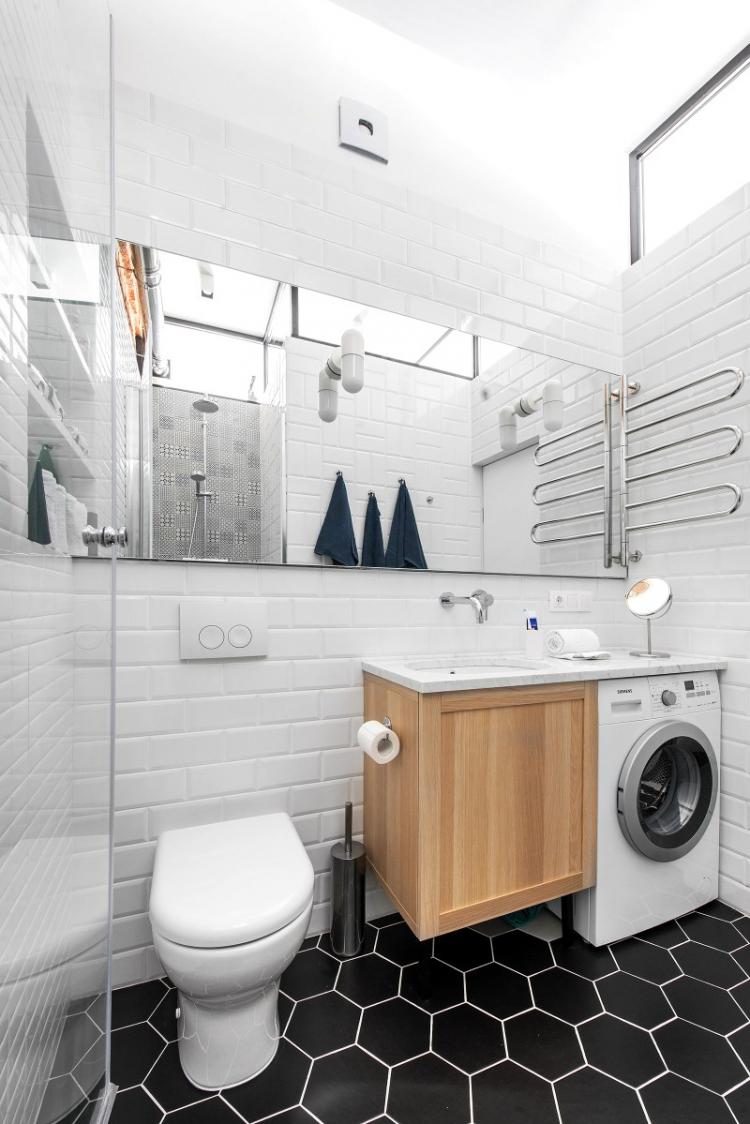 Раковина над стиральной машиной - фото