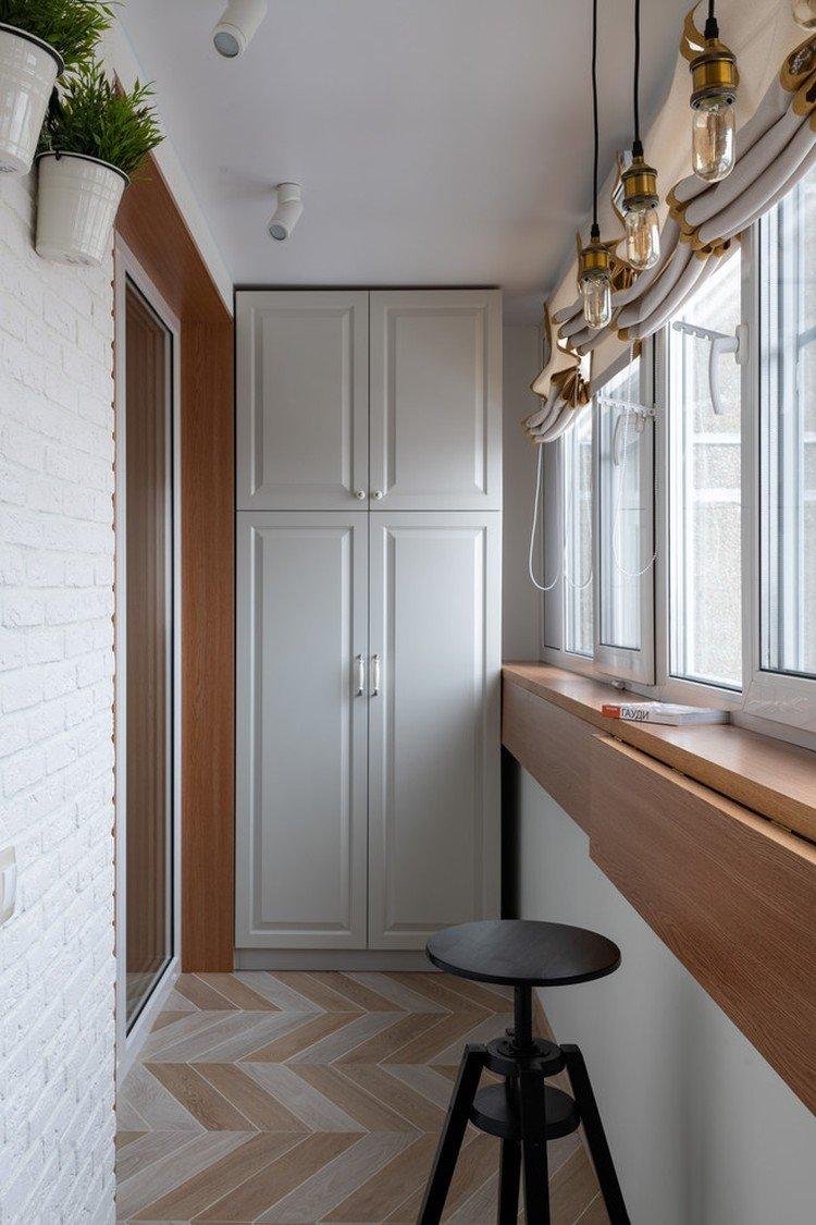 Римские шторы на балконе или лоджии - дизайн интерьера фото