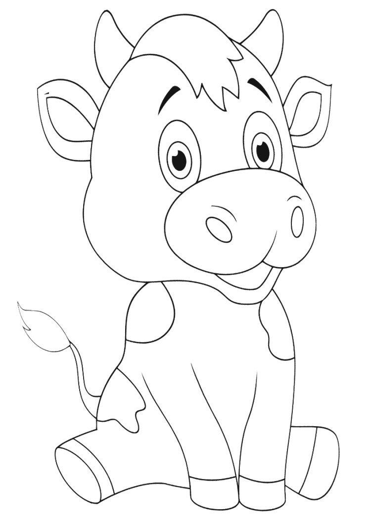 Рисунки Быка на Новый год 2021