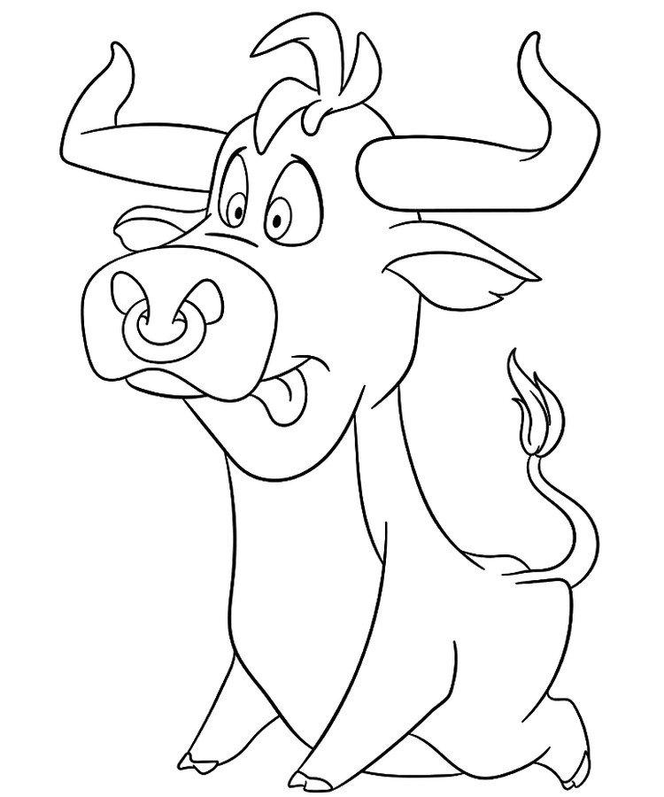 Рисунки Быка на Новый год 2021