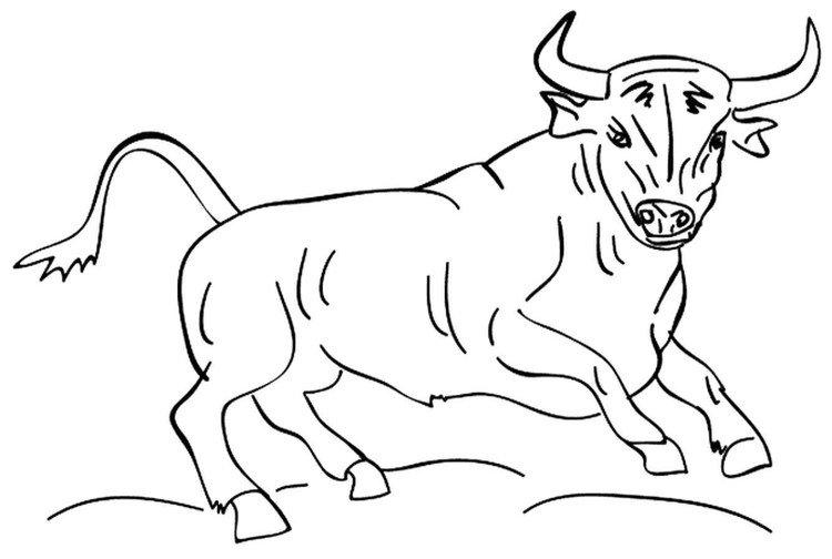 Рисунки Быка на Новый год 2021