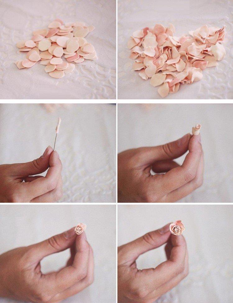 Чайные розочки для декора - роза из фоамирана своими руками