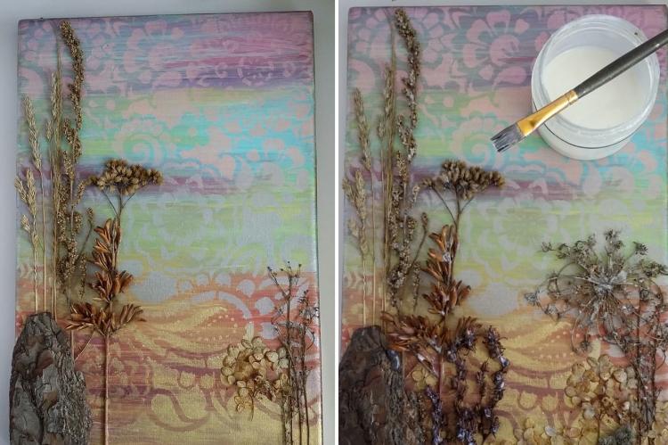 Панно из сухоцвета - Рукоделие для дома