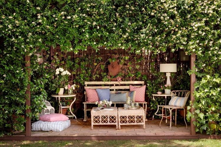 Живые садовые беседки