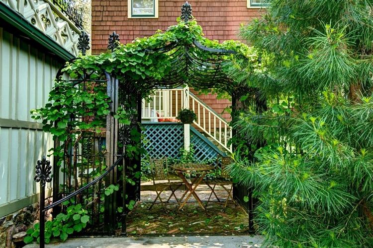 Живые садовые беседки