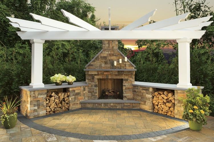 Беседки с печкой или мангалом - Садовые беседки