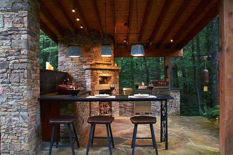 Беседки с печкой или мангалом - Садовые беседки