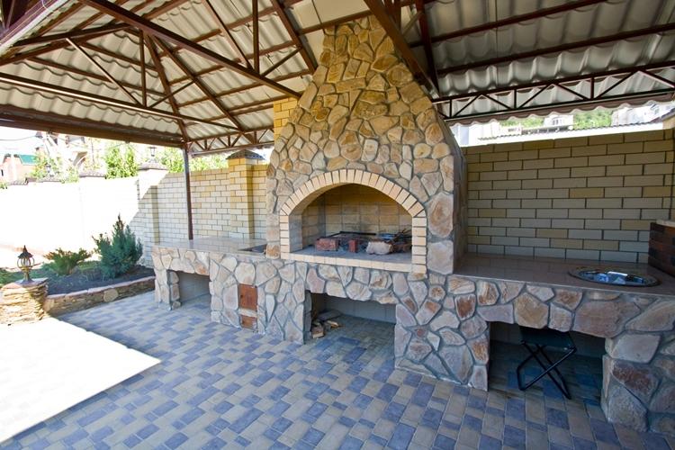 Беседки с печкой или мангалом - Садовые беседки