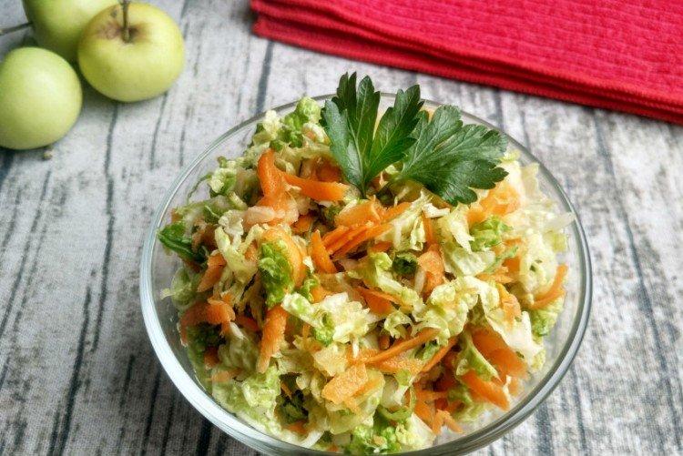 Зимний салат без майонеза на праздничный стол - рецепты