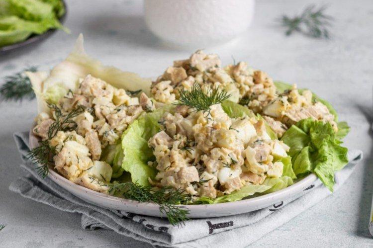 Салат с кальмарами и морковью - рецепты