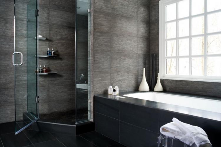 Серый цвет в интерьере ванной комнаты