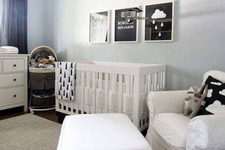 Серый цвет в интерьере детской комнаты