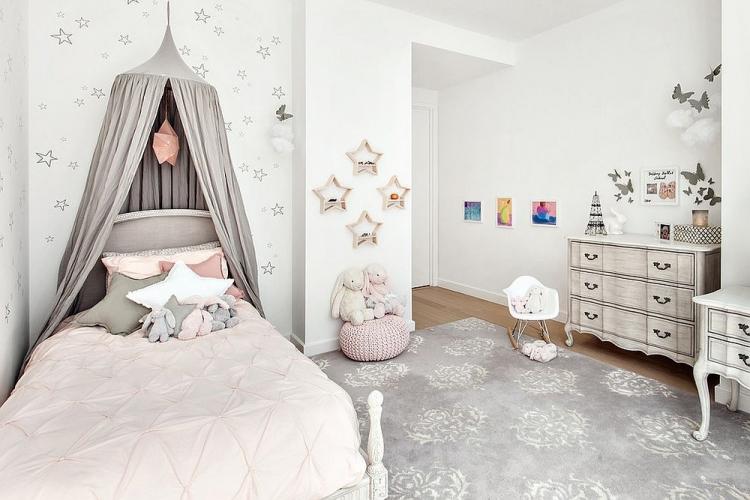 Серый цвет в интерьере детской комнаты