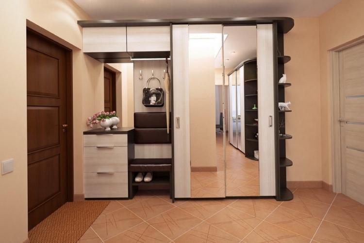 Шкаф-купе в прихожую - модели и фото