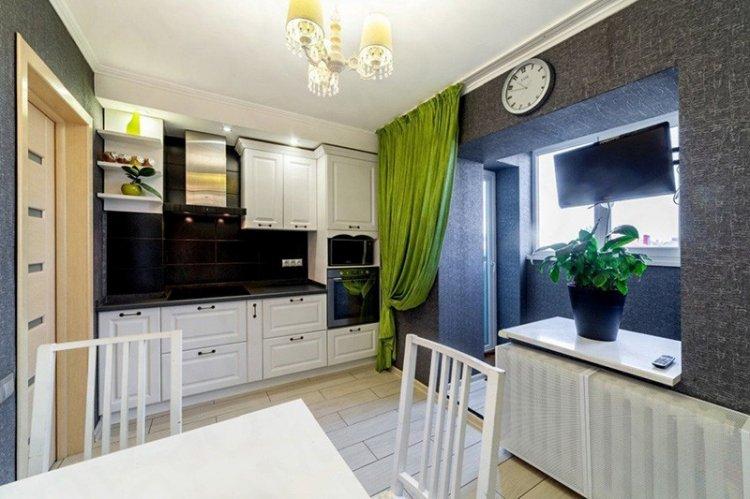 Шторы для кухни - фото и идеи