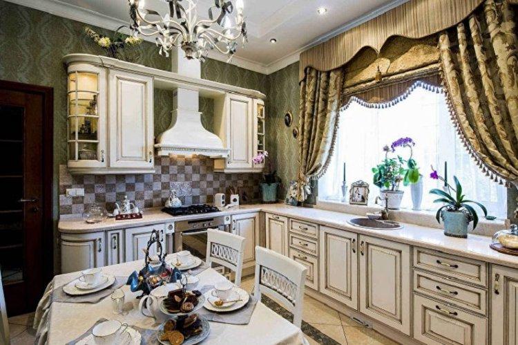 Шторы для кухни - фото и идеи