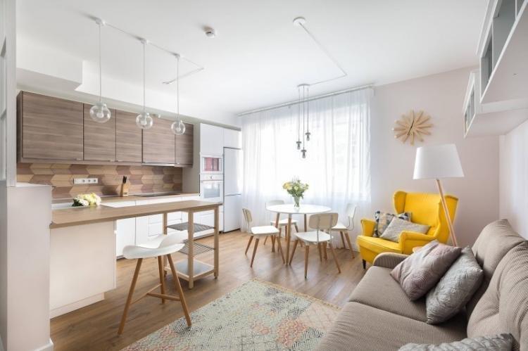 Шторы в гостиную в современном стиле - фото