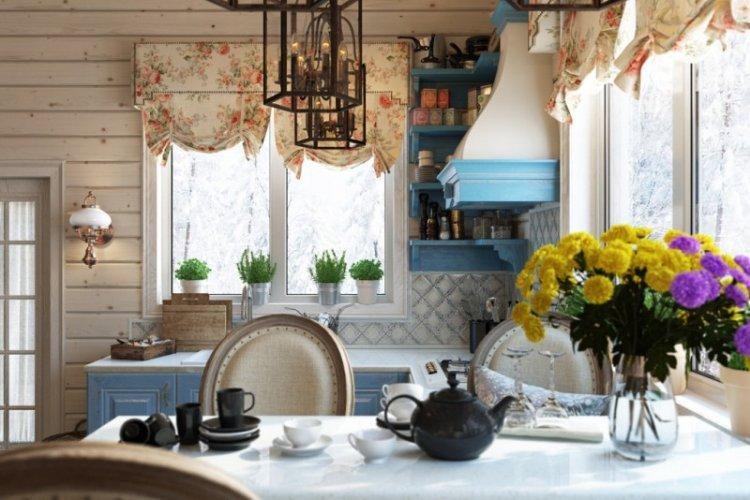 Особенности - Шторы в стиле прованс