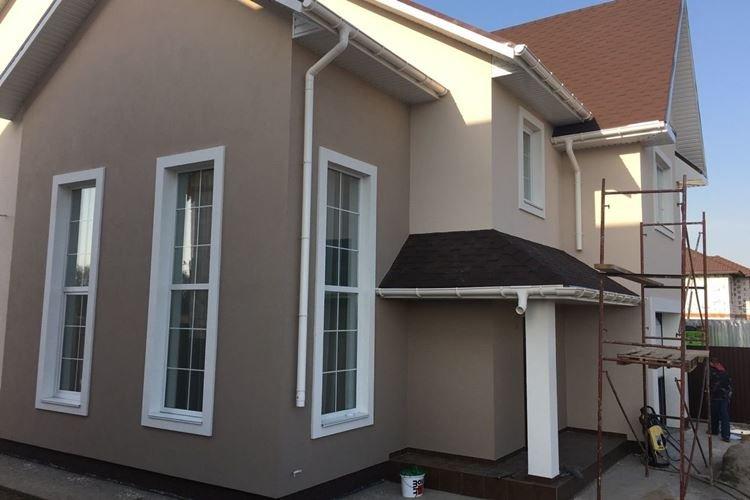 Штукатурка короед для фасадов - фото и идеи