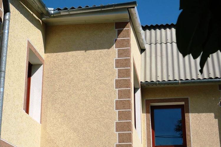 Штукатурка короед для фасадов - фото и идеи