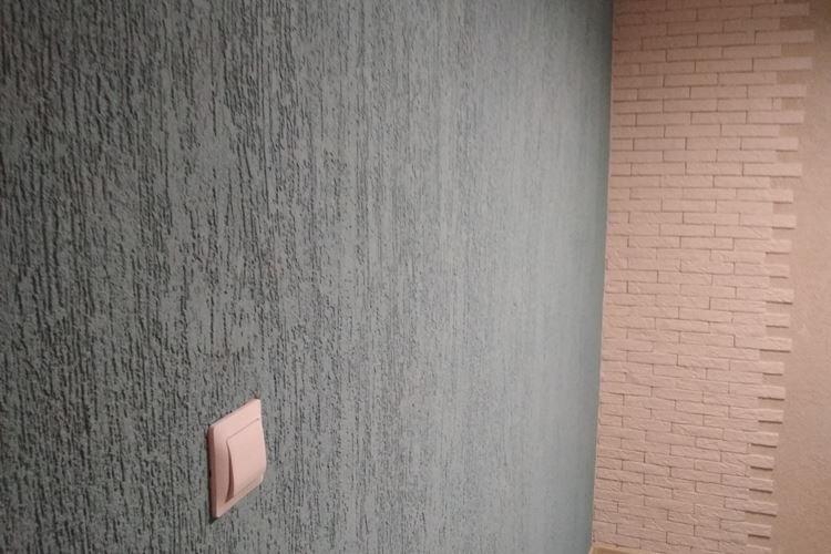 Штукатурка короед в интерьере - фото и идеи