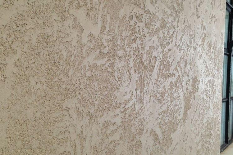 Штукатурка короед в интерьере - фото и идеи