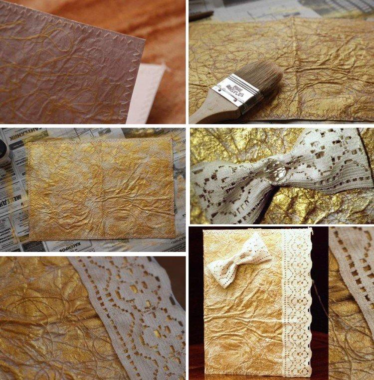 Цветная фактурная открытка - скрапбукинг для начинающих