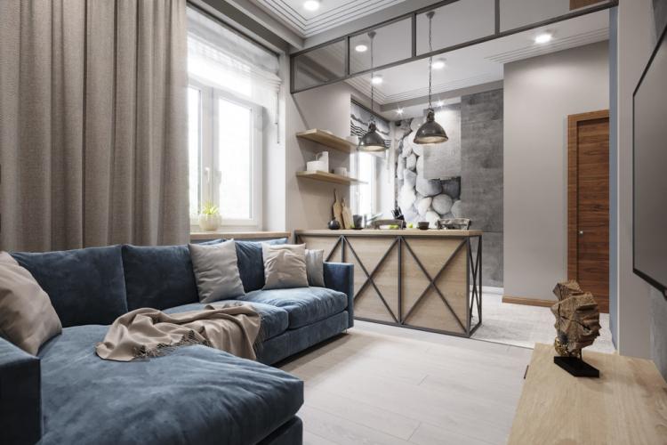 Soft Loft: Квартира 27 кв.м.