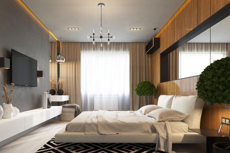 Спальня «Линии стиля» - дизайн интерьера