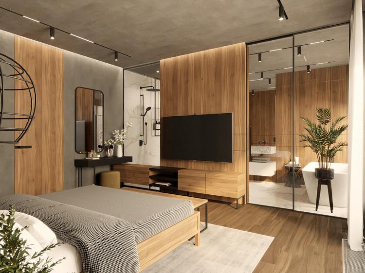 Спальня «Наедине с морем» - дизайн интерьера