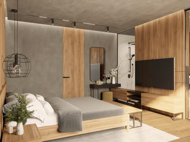 Спальня «Наедине с морем» - дизайн интерьера