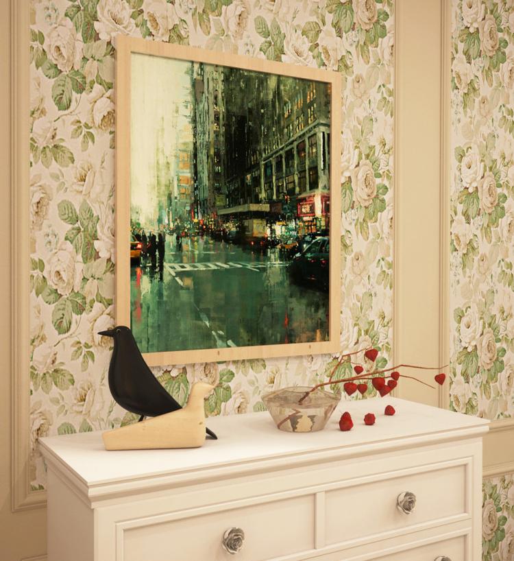 Дизайн спальни «Шотландская роза»