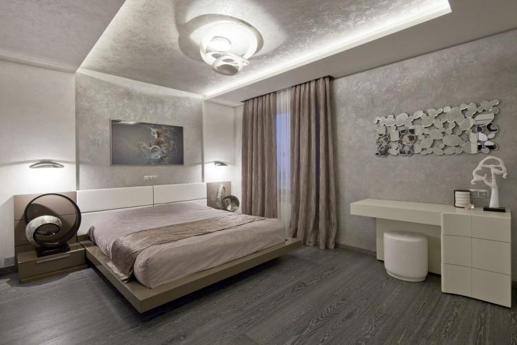 Интерьер спальни «Теплота минимализма»