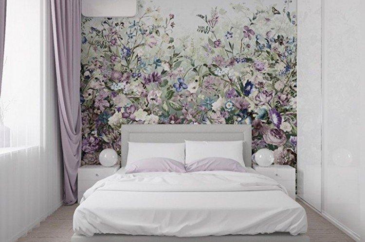 Интерьер спальни 10 кв.м. в скандинавском стиле - фото