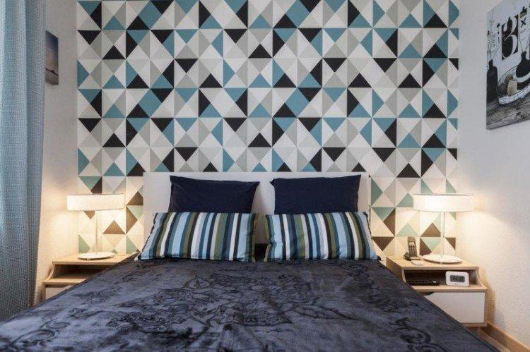 Обои для спальни в скандинавском стиле - дизайн интерьера фото