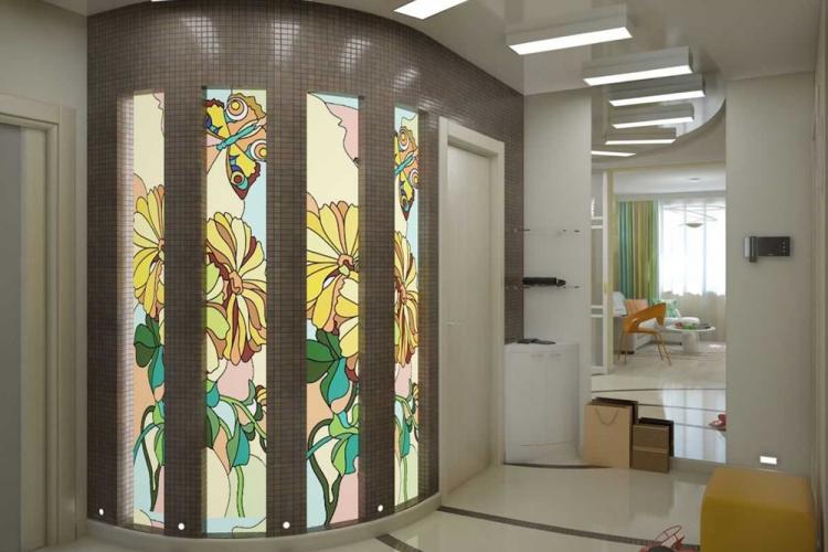 Стеклянные перегородки в прихожей - Дизайн интерьера