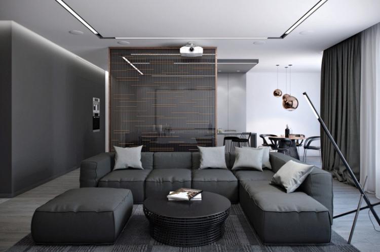 Отделка стен - Стиль хай-тек в интерьере