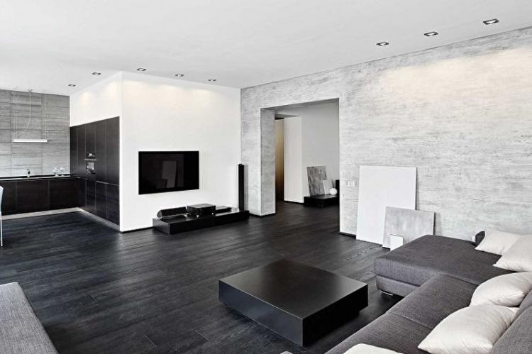 Гостиная в стиле хай-тек - Дизайн интерьера фото