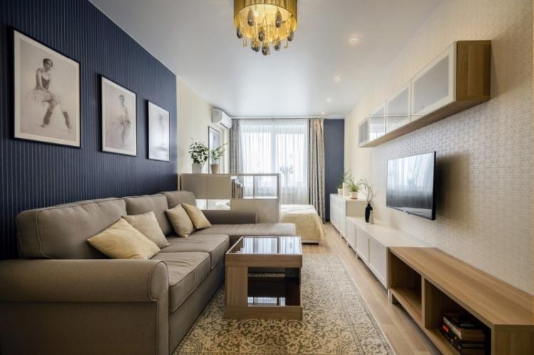 Гостиная в стиле неоклассика - дизайн интерьера фото