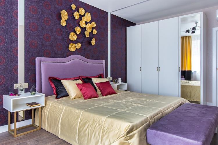 Спальня в стиле неоклассика - дизайн интерьера фото