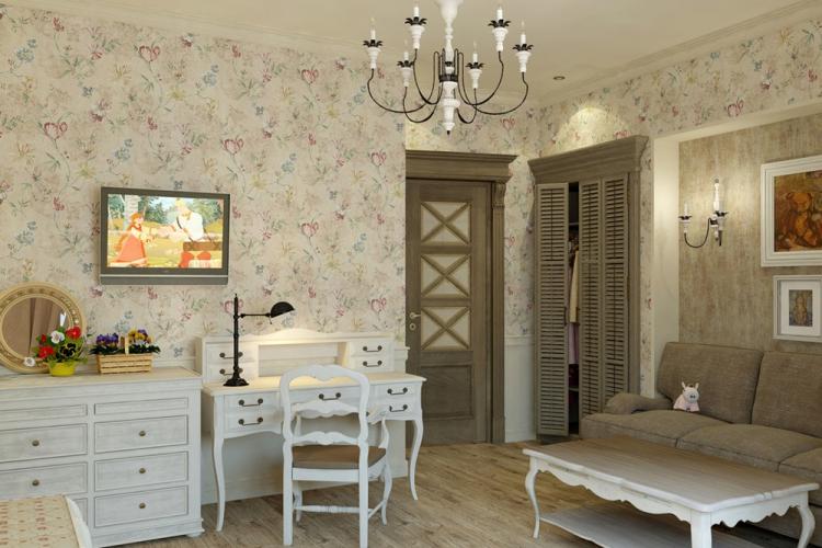Прованс в интерьере гостиной
