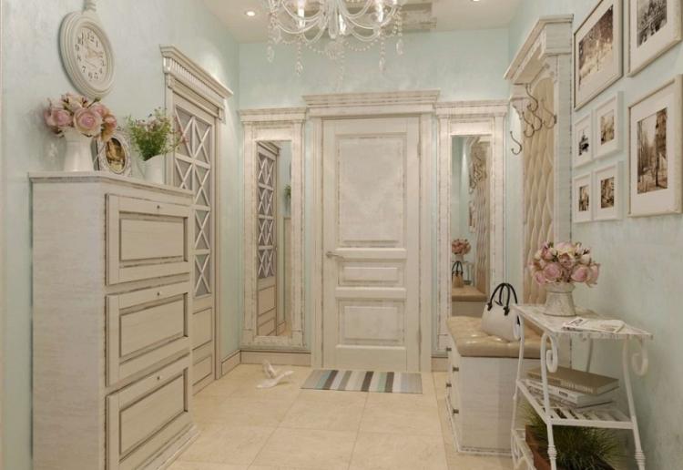 Прованс в интерьере прихожей