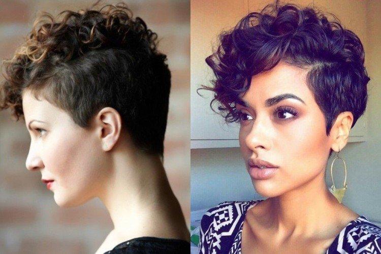 Стрижка пикси на короткие кудрявые волосы